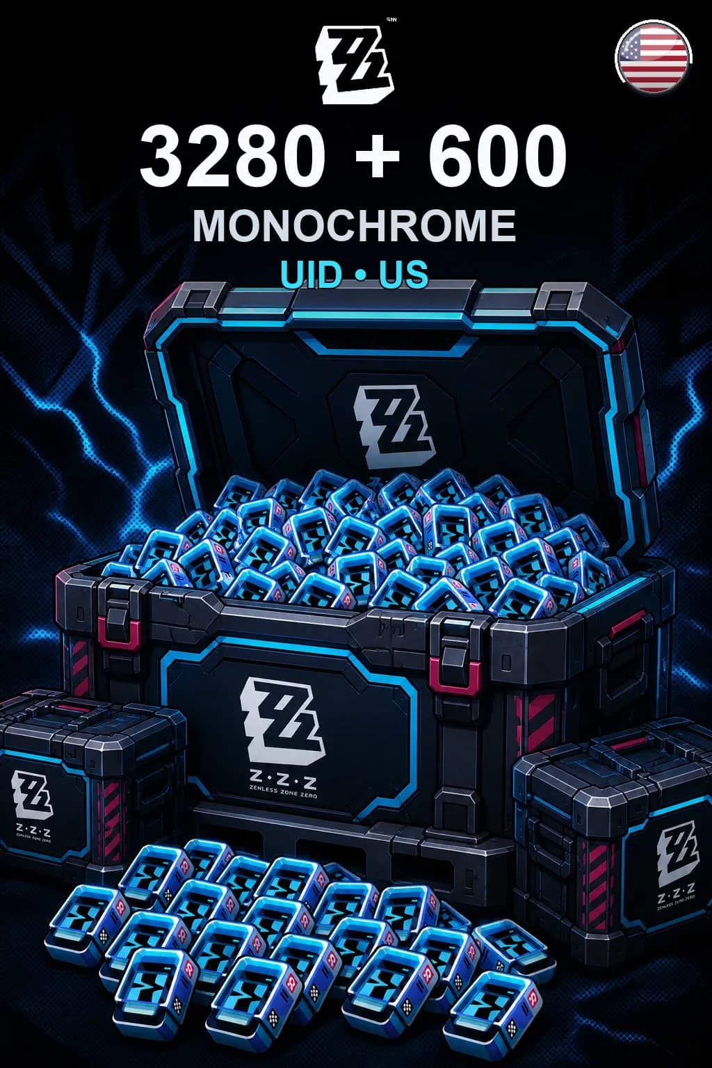 3280+600 Монохром (US) — Zenless Zone Zero US
