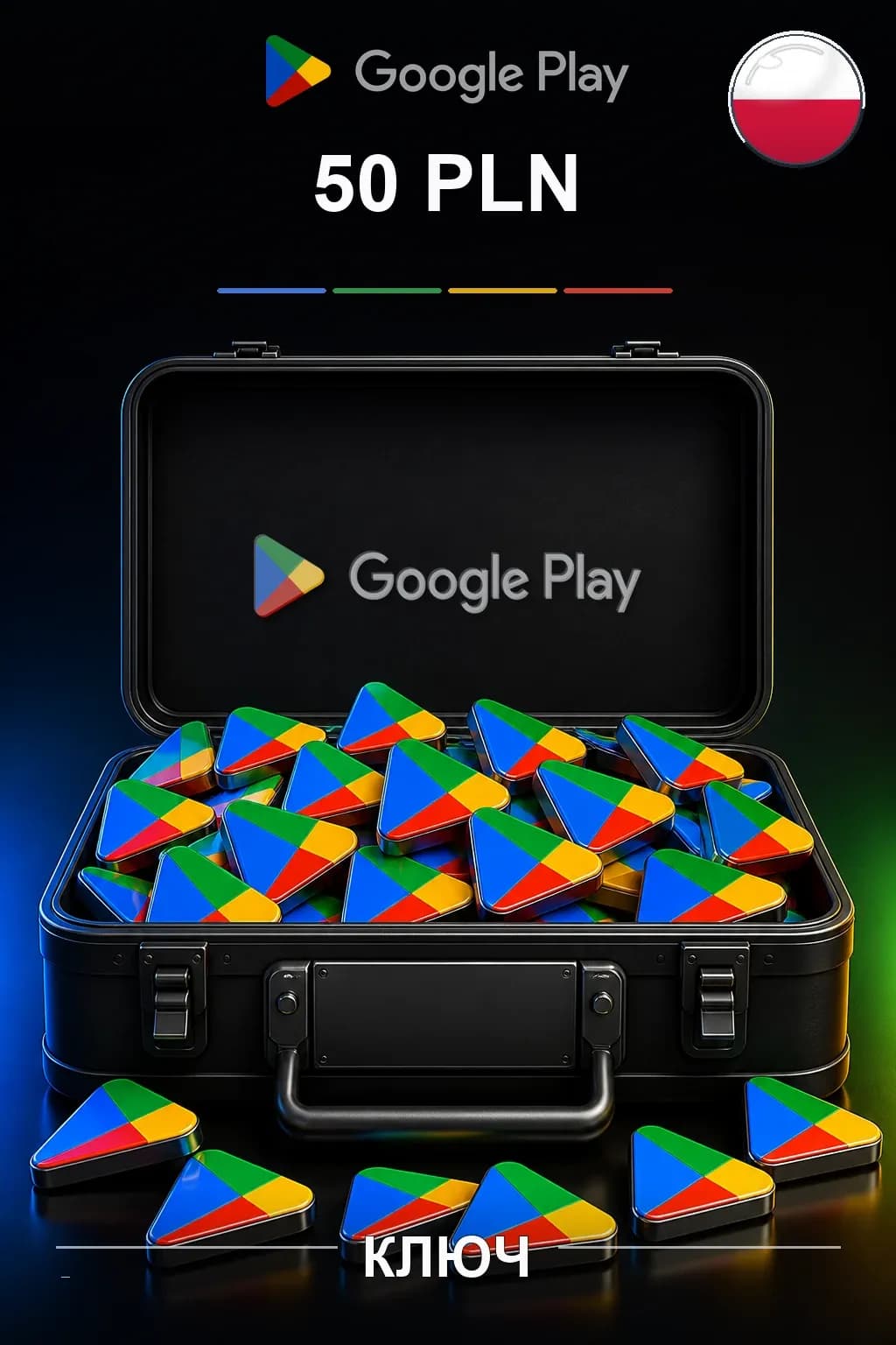 PL 50 PLN - Google Play подарочная карта