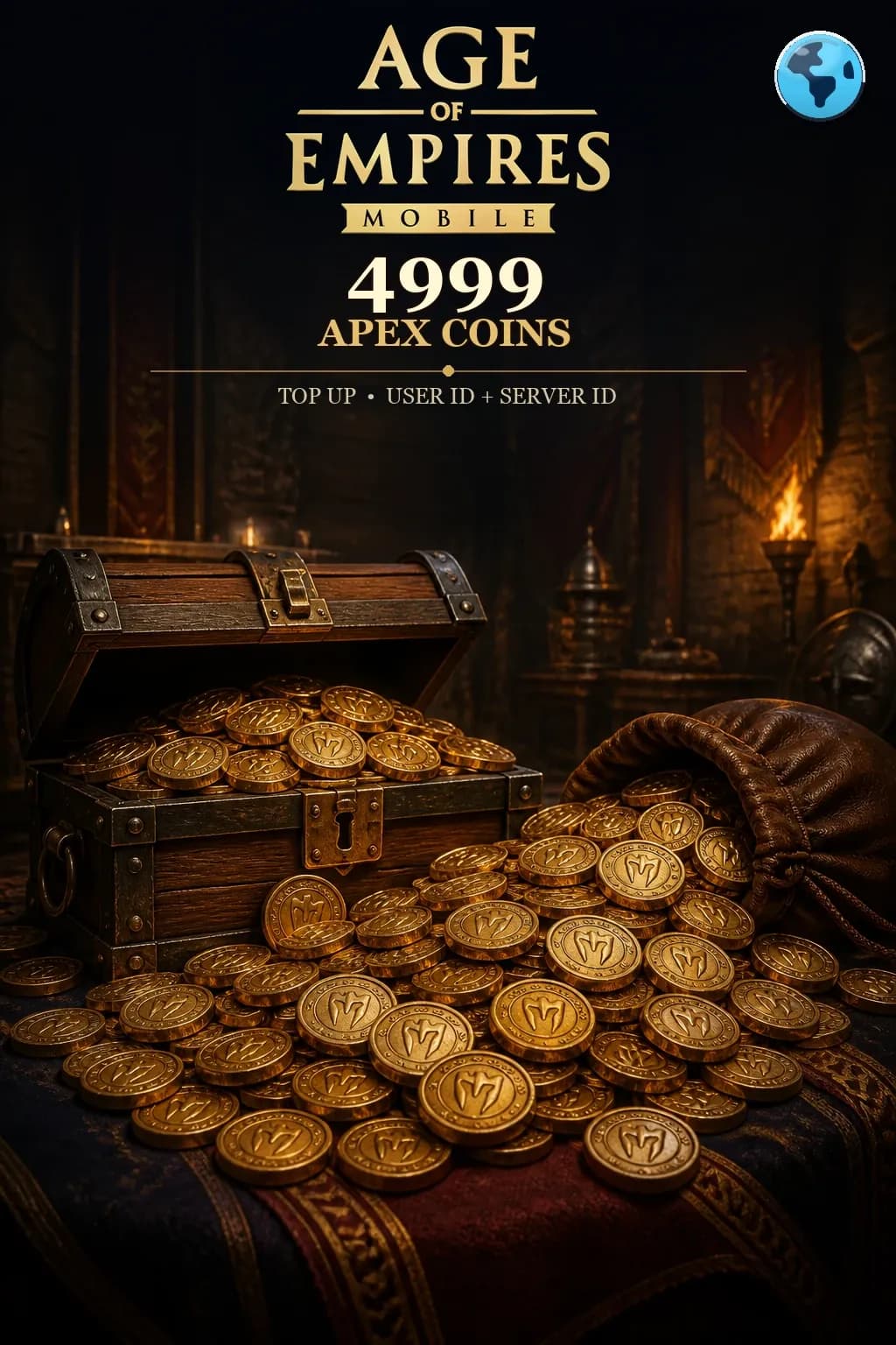 4999 Апекс коины — Age of Empires Mobile