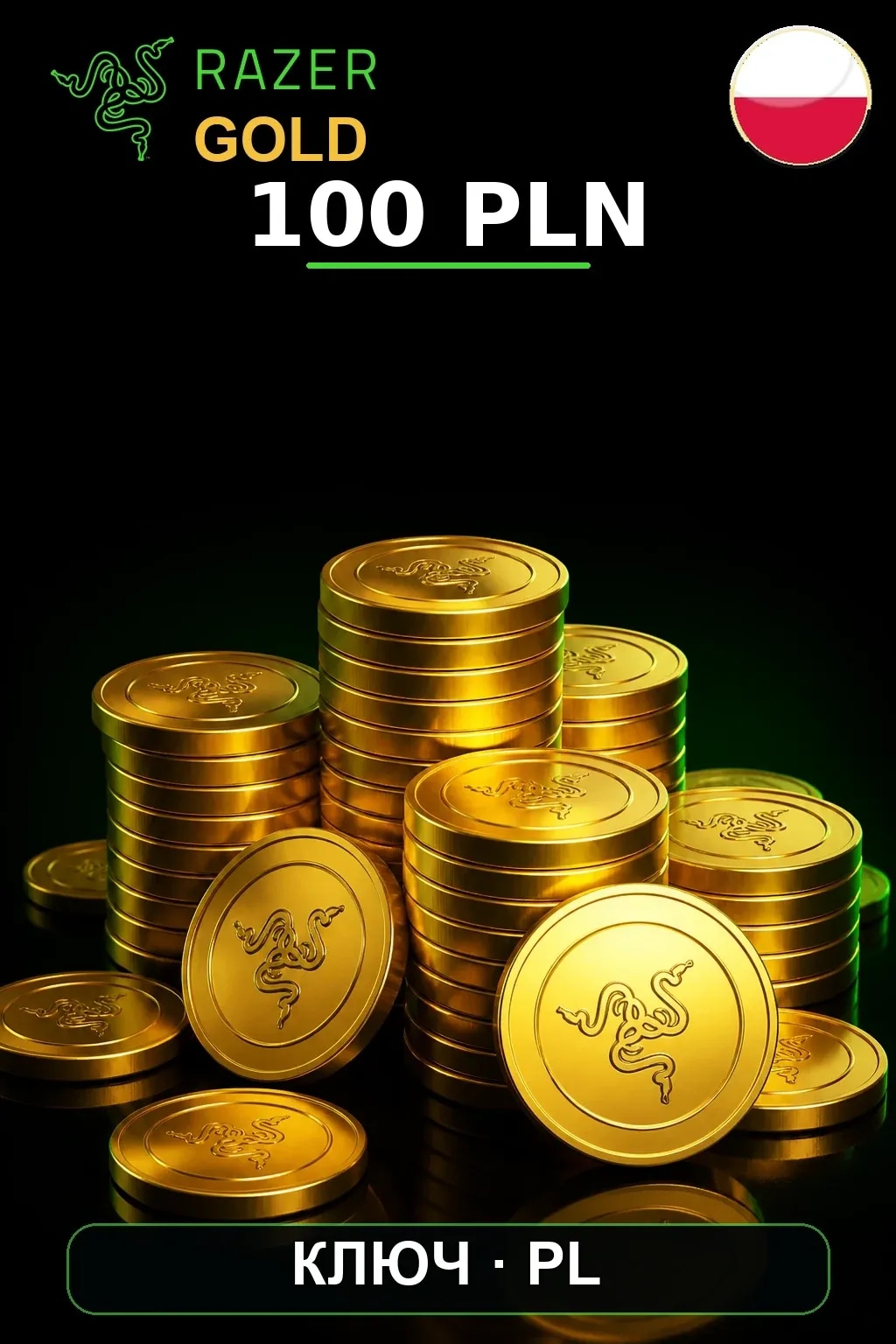 PLN 100 Razer Gold