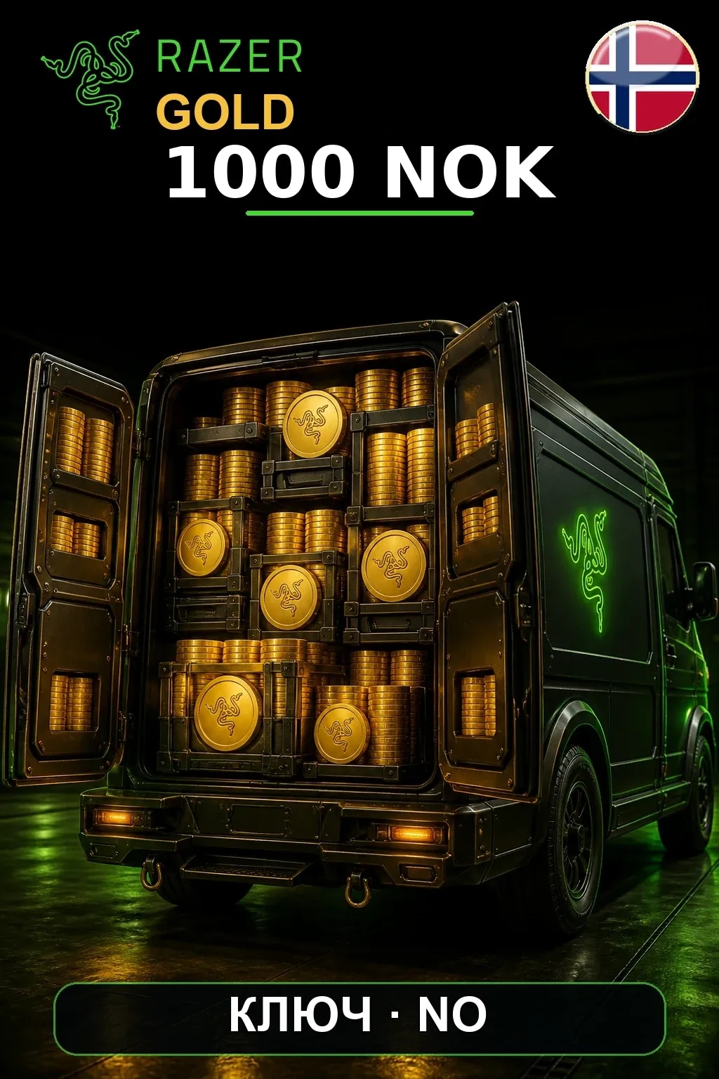 NOK 1000 Razer Gold