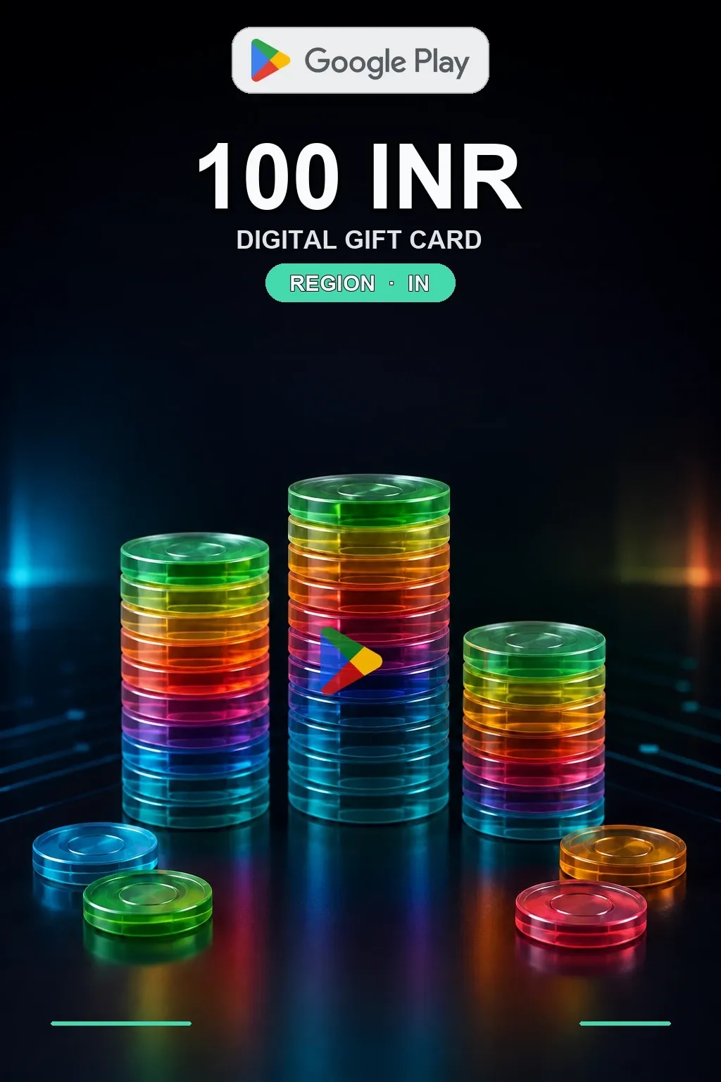 INDIA 100 INR - Google Play подарочная карта