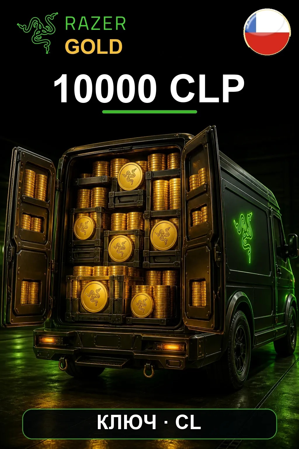CLP 10000 Razer Gold