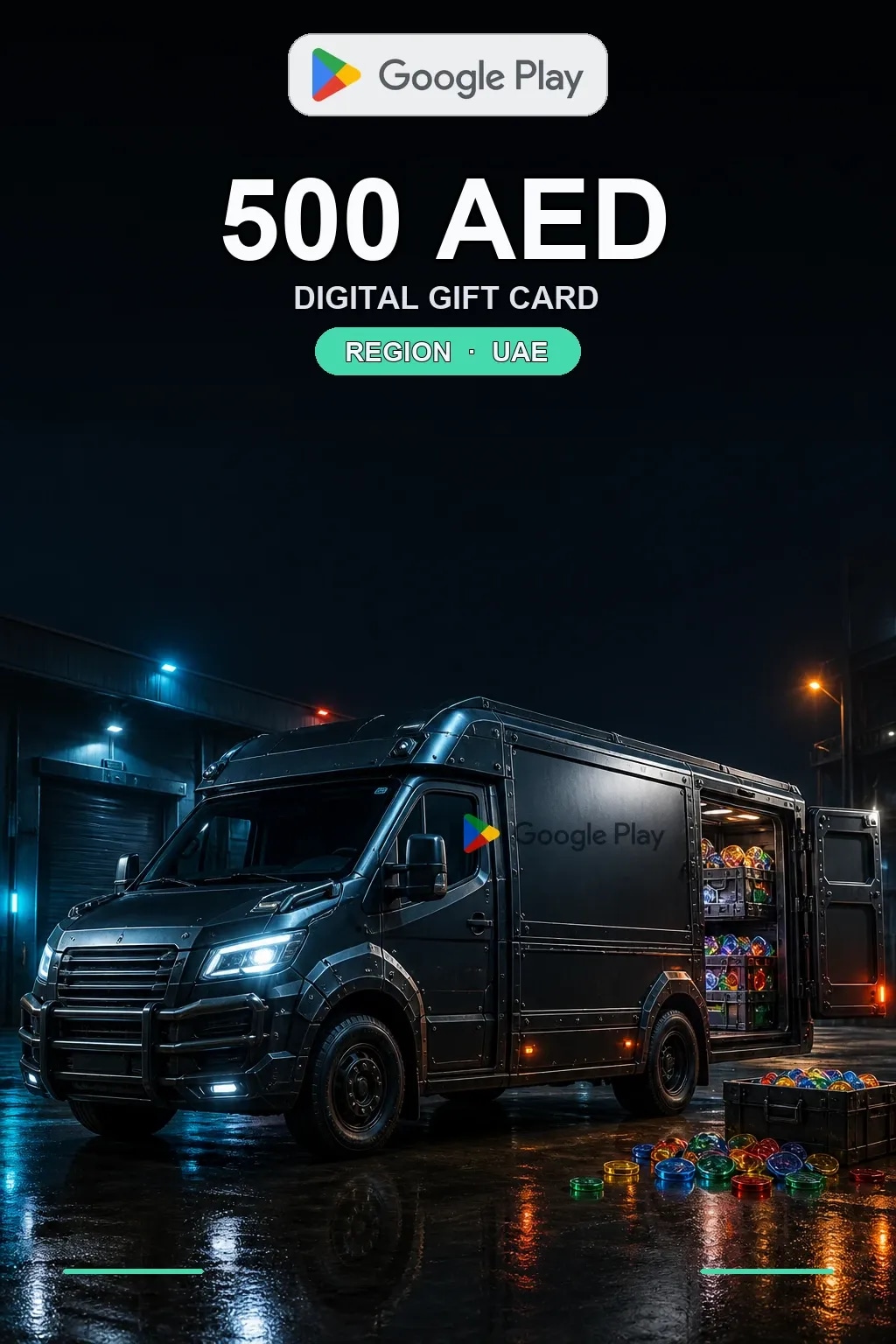 UAE 500 AED - Google Play подарочная карта