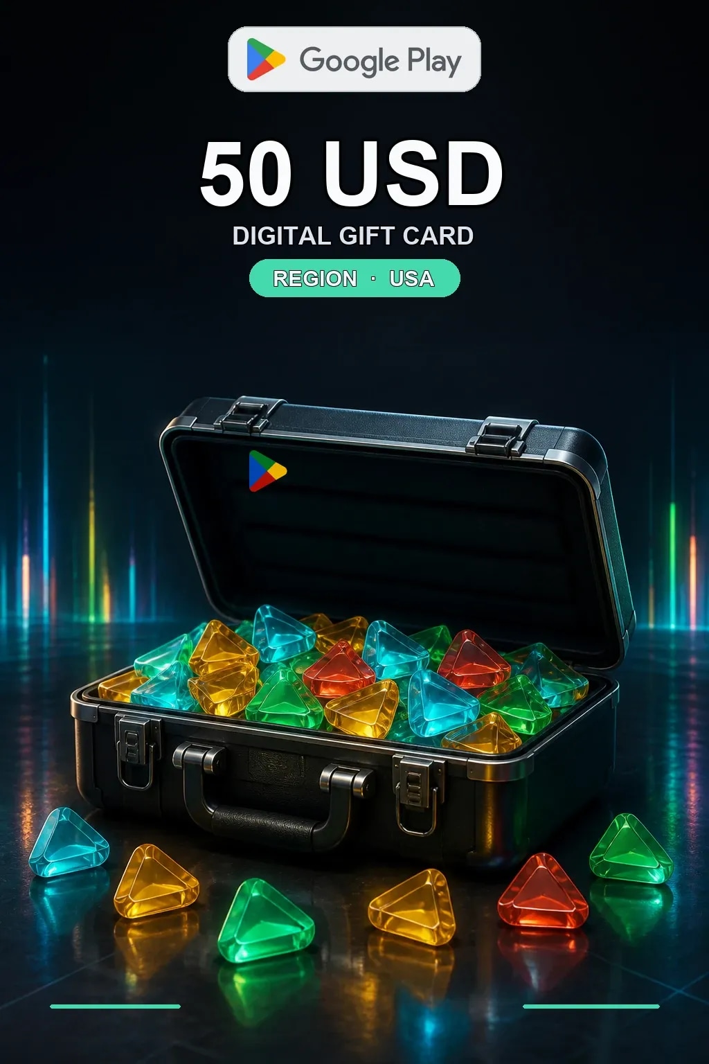 США 50$ - Google Play подарочная карта