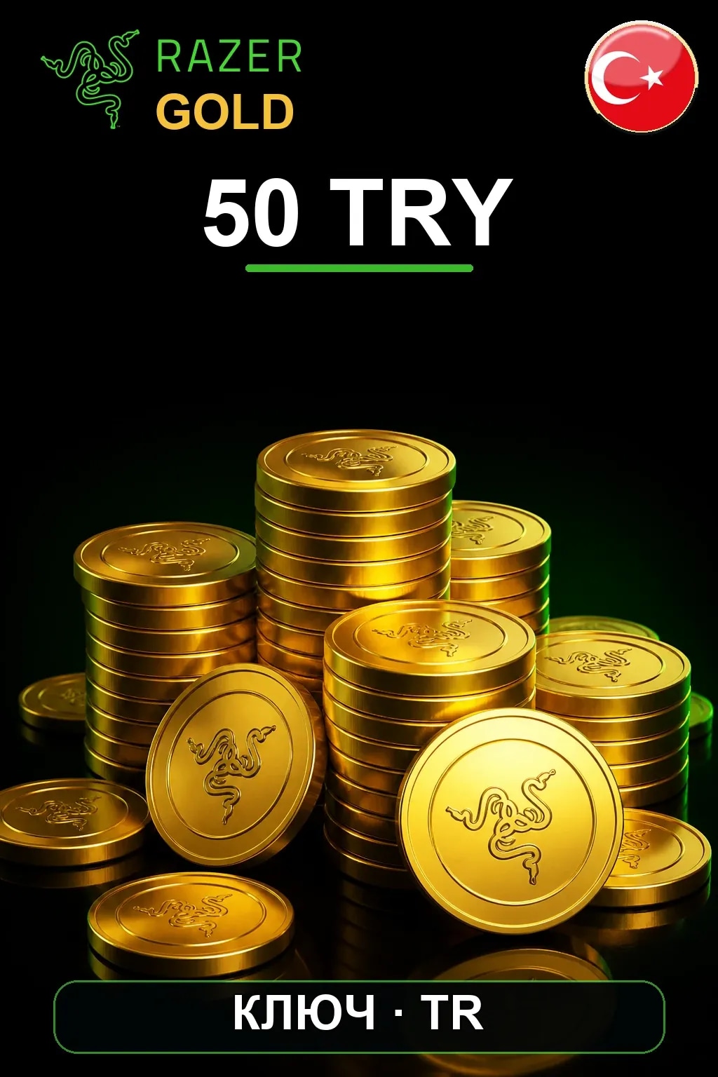 TRY 50 Razer Gold