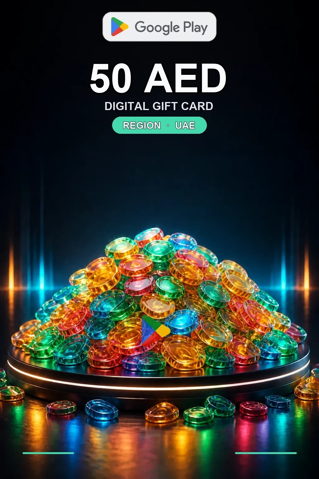 UAE 50 AED - Google Play подарочная карта