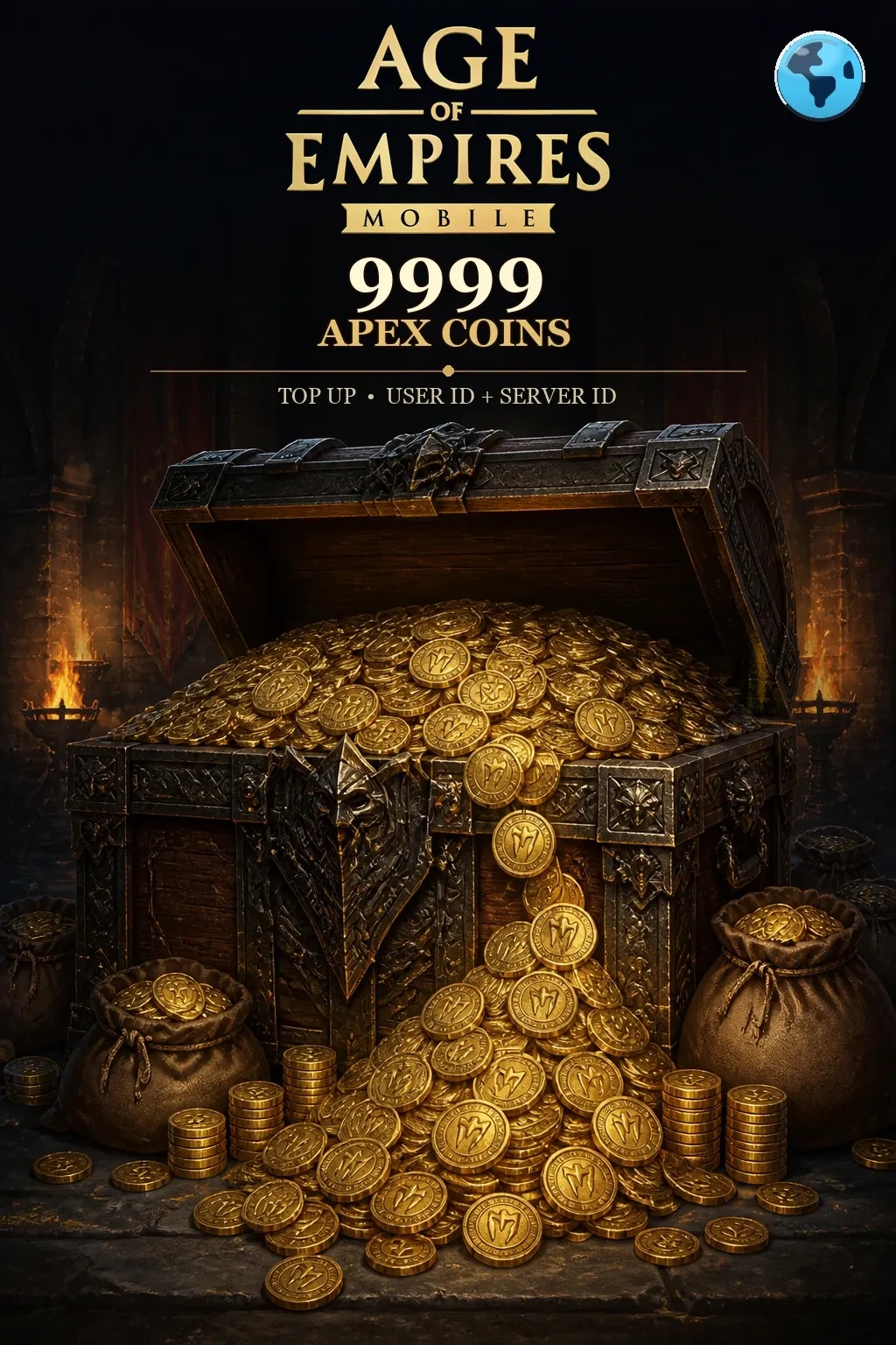 9999 Апекс коины — Age of Empires Mobile