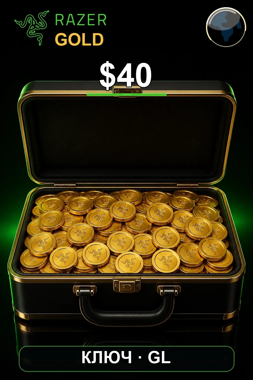 $40 Razer Gold — GL