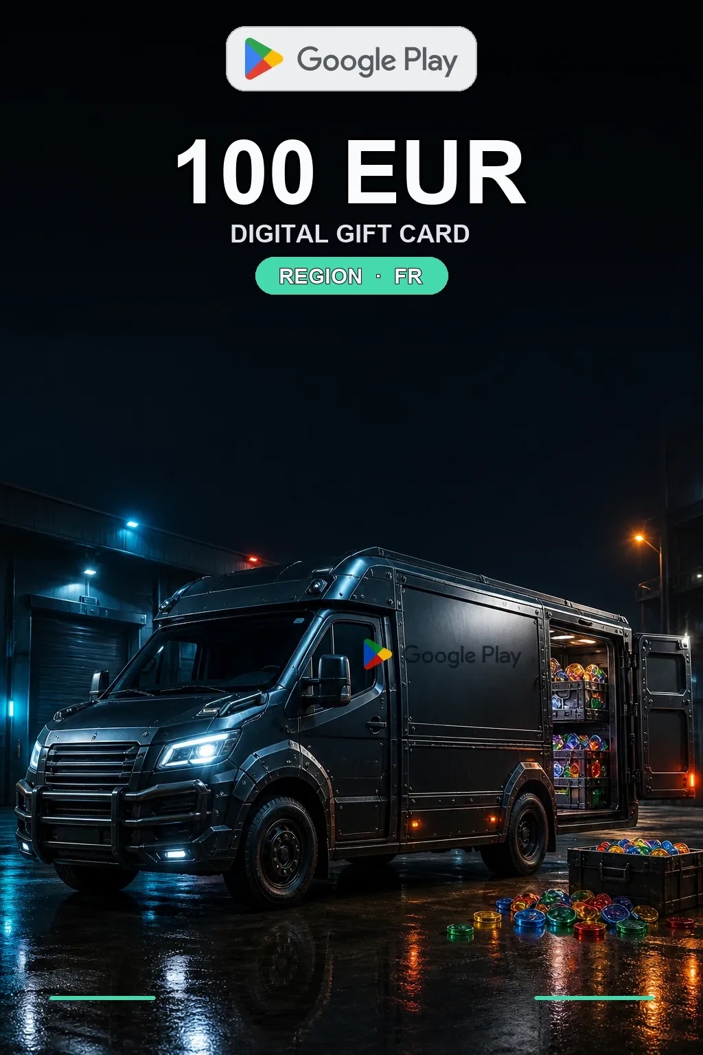 FR 100 EUR - Google Play подарочная карта