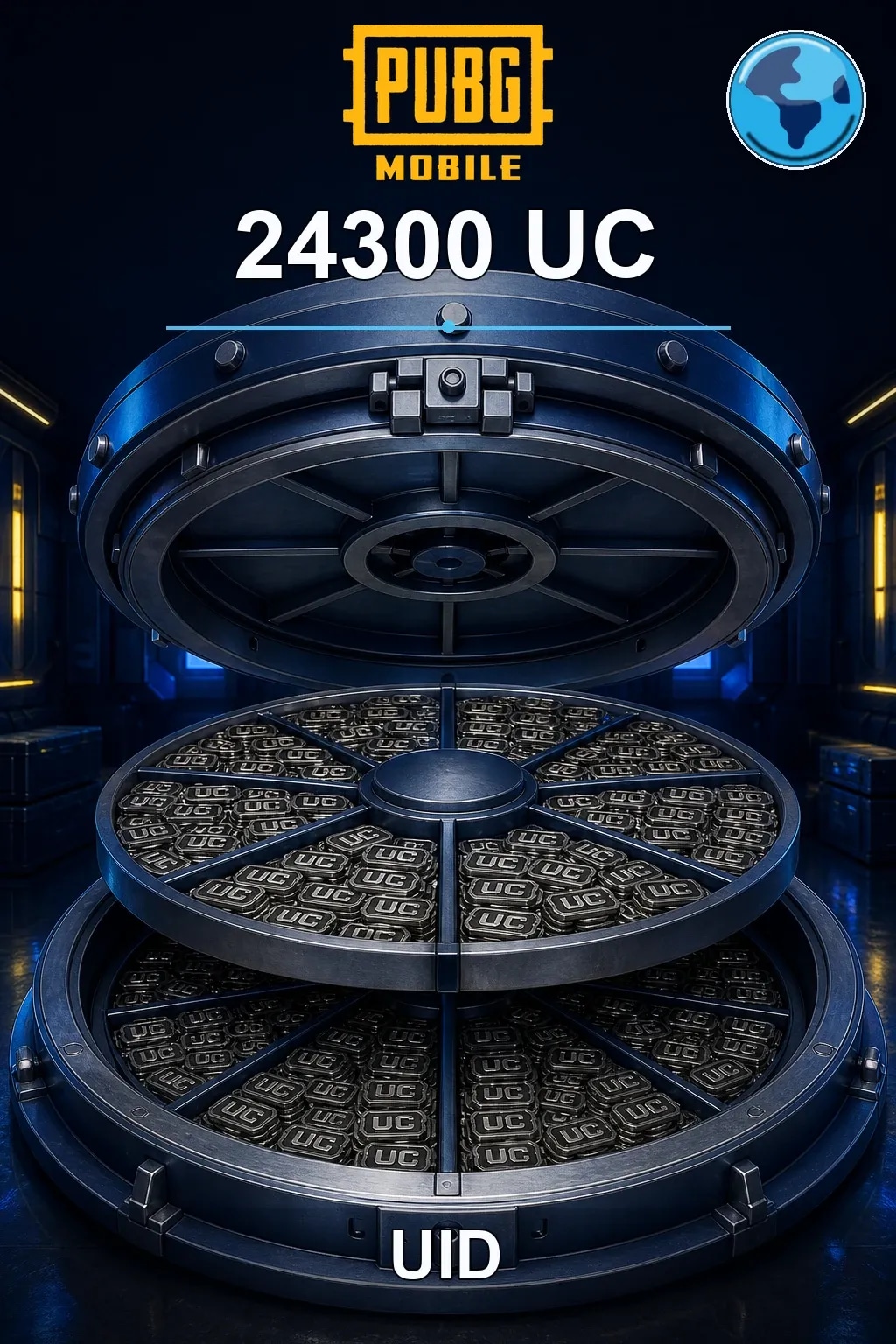 24300 UC — PUBG