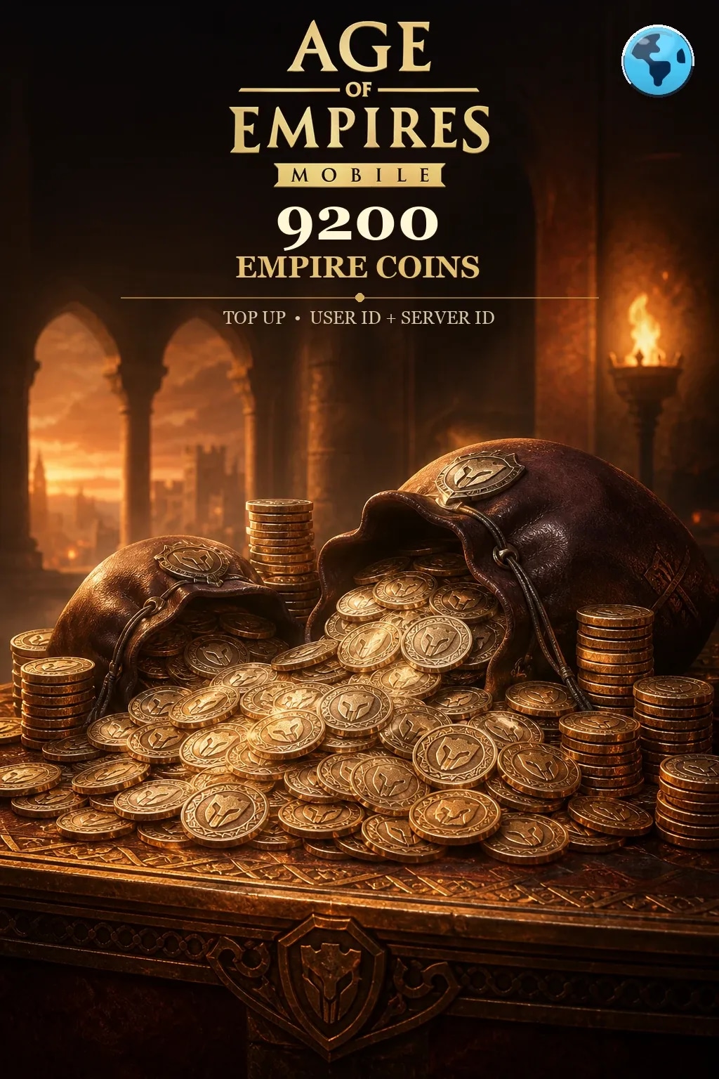 9200 Монет — Age of Empires Mobile